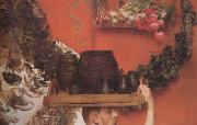 Alma-Tadema, Sir Lawrence The Roman Potters in Britain (mk23) oil painting
